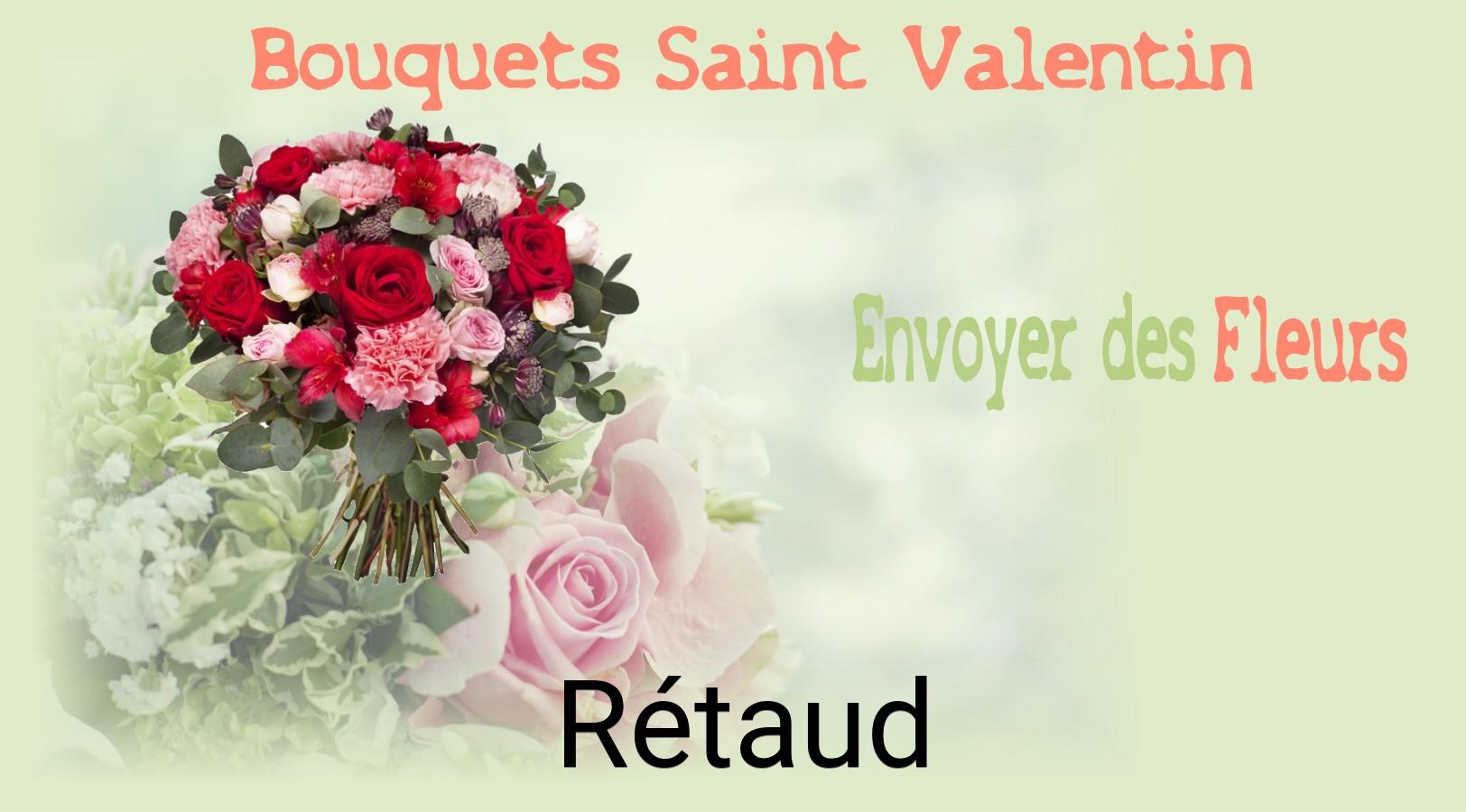 Roses de Saint-Valentin livrées à Rétaud